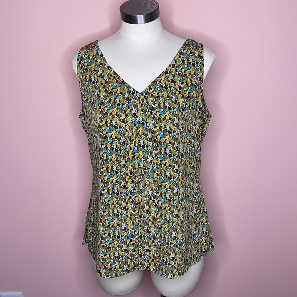 Ellen Tracy Floral Blouse